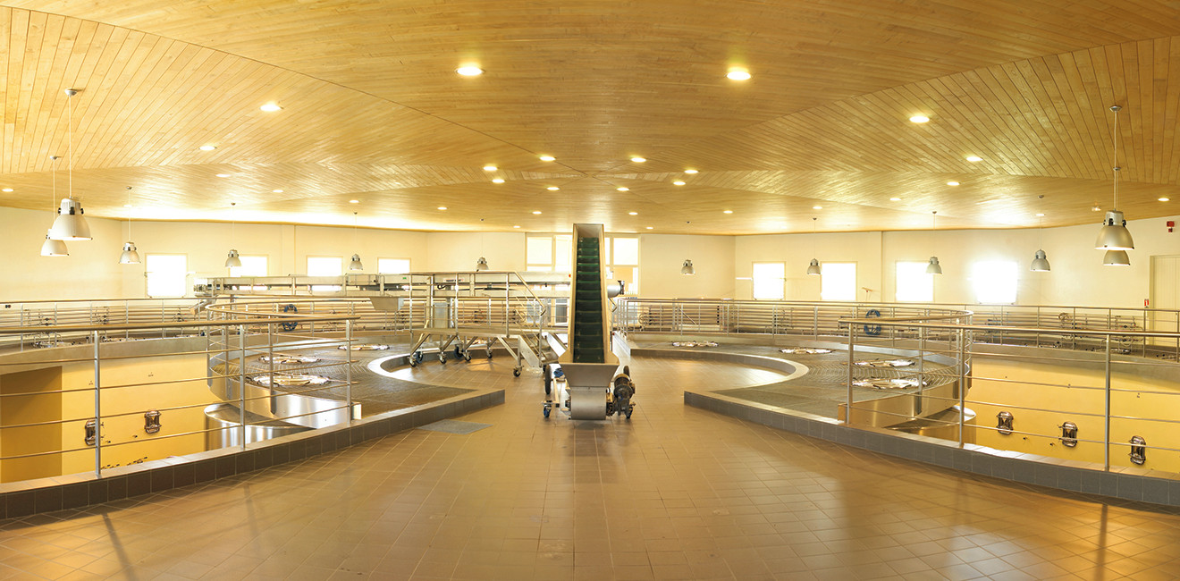 Cuvier circulaire à gestion gravitaire